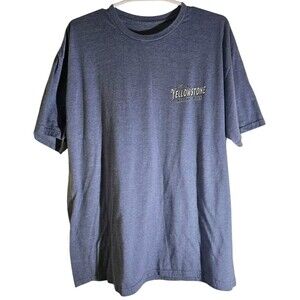 Yellowstone T-Shirt Light Blue Universal No Size Tag See Measurement Pics